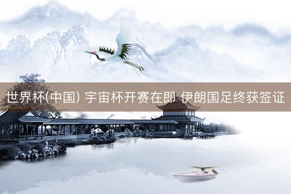 世界杯(中国) 宇宙杯开赛在即 伊朗国足终获签证