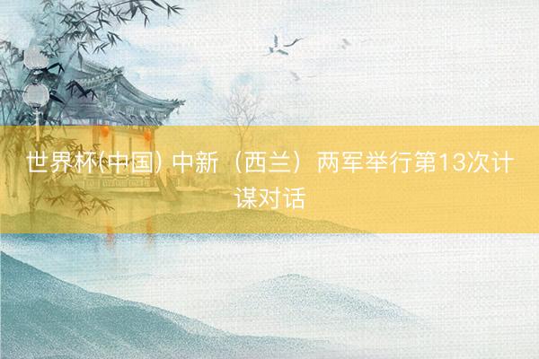 世界杯(中国) 中新（西兰）两军举行第13次计谋对话